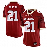 Oklahoma Sooners 21 Marcelias Sutton Red 47 Game Winning Streak College Football Jersey Dzhi,baseball caps,new era cap wholesale,wholesale hats